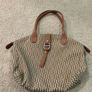 Etienne Aigner Brown Monogram Tote